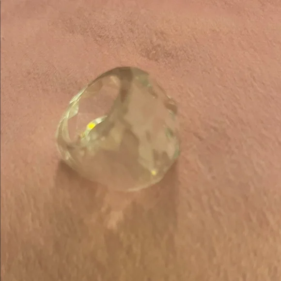 21# Clear Geometric Statement Ring - Picture 9 of 10